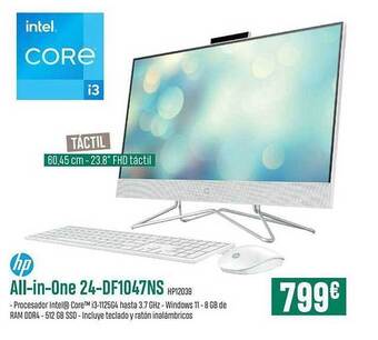 PCBox Intel Core I3 Hp All-in-one 24-df1047ns oferta