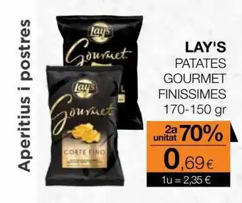 Plusfresc 2a Unitat 70% Lay's Patates Gourmet Finissimes oferta