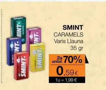 Plusfresc 2a Unitat 70% Smint Caramels Varis Llauna oferta