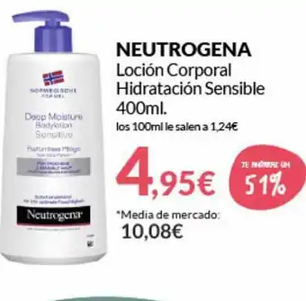 PrimaPrix Neutrogena Loción Corporal Hidratación Sensible oferta