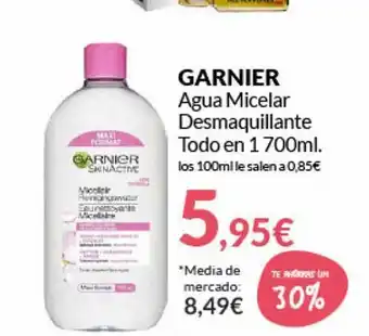 PrimaPrix Garnier Agua Micelar Desmaquillante Todo En oferta