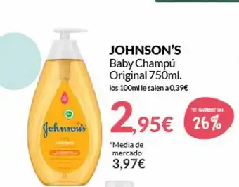 PrimaPrix Johnson's Baby Champú Original oferta