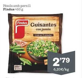 Sorli Pèsols Amb Pernil Findus oferta