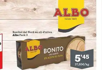Sorli Bonítol Del Nord En Oli D'oliva Albo Pack 3 oferta