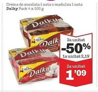 Sorli Crema De Xocolata I Nata O Maduixa I Nata Dalky Pack 4 oferta