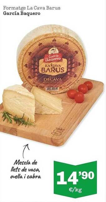 Sorli Formatge La Cava Barus García Baquero oferta