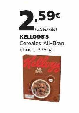 Supermercados Lupa Kellogg's Cereales All-bran Choco oferta