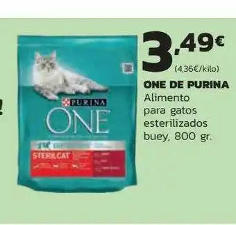 Supermercados Lupa One De Purina Alimento Para Gatos Esterilizados Buey oferta