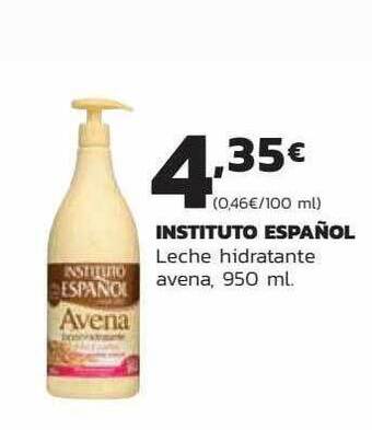 Supermercados Lupa Instituto Español Leche Hidratante Avena oferta