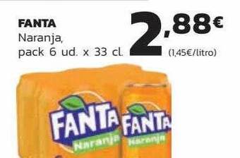 Supermercados Lupa Fanta Naranja Pack 6 oferta