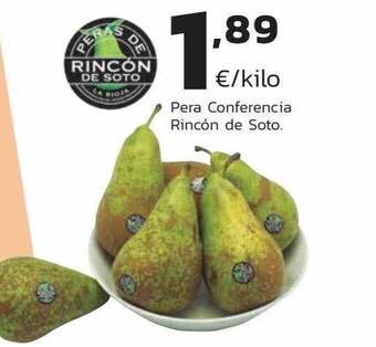 Supermercados Lupa Pera Conferencia Rincón De Soto oferta