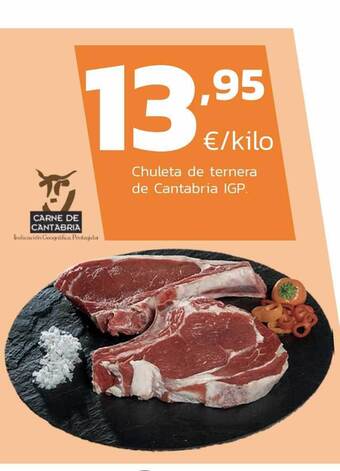 Supermercados Lupa Chuleta De Ternera De Cantabria Igp oferta