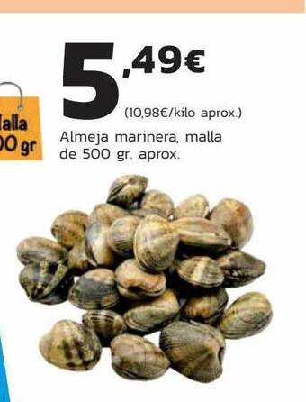Supermercados Lupa Almeja Marinera oferta