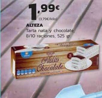 Supermercados Lupa Alteza Tarta Nata Y Chocolate 8-10 Raciones oferta
