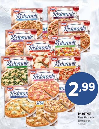 Coviran Dr. Oetker Pizza Ristorante 330 g. aprox. oferta