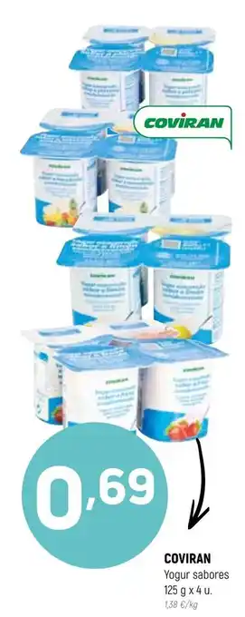 Coviran Coviran Yogur sabores 125g x 4 u. oferta