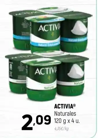 Coviran Activia Naturales 120g x 4 u oferta