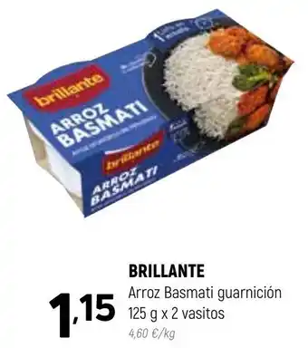 Coviran Brillante Arroz Basmati guarnición 125g x 2 vasitos oferta