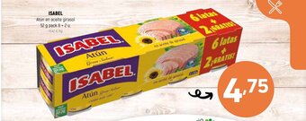 Coviran Isabel Atún en aceite girasol 52 g pack 6+2 u. oferta