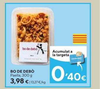 Caprabo Bo De Debò Paella oferta