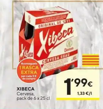 Caprabo Xibeca Cervesa Pack De 6 oferta