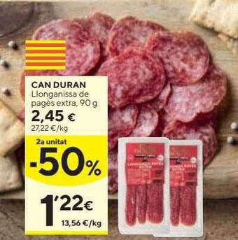 Caprabo Can Duran Llonganissa De Pagès Extra oferta