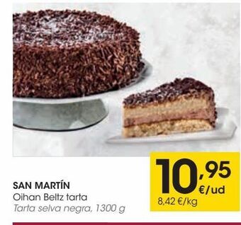 Eroski San martín tarta selva negra oferta