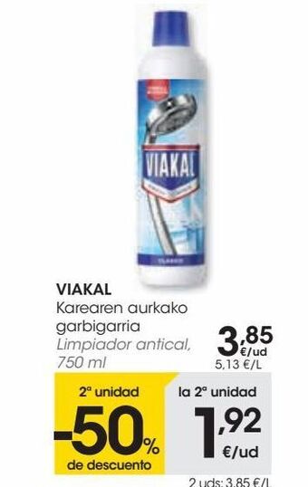 Eroski Viakal limpiador antical oferta