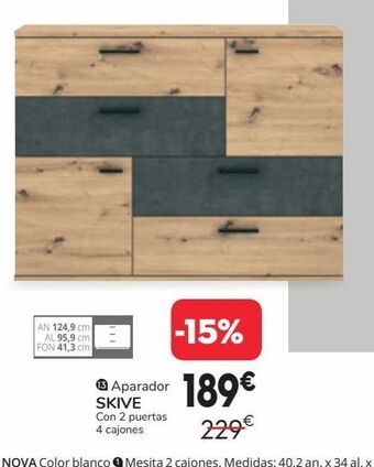 Conforama Aparador de salón oferta