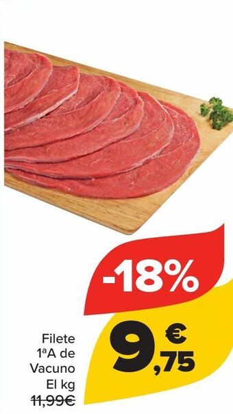 Carrefour Filete 1ªa de vacuno oferta