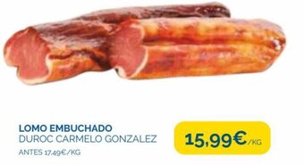 Supermercados La Despensa Lomo Embuchado Duroc Carmelo Gonzalez oferta