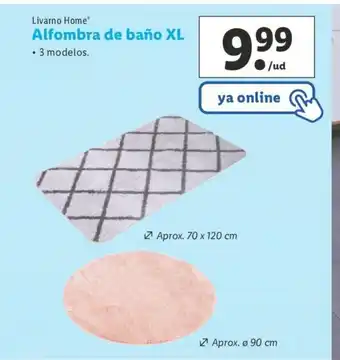Lidl Livarno Home Alfombra de baño XL oferta