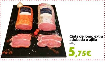 Hiper Usera Cinta de lomo extra adobada o ajillo oferta