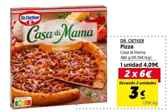 Hiper Usera Dr. Oetker Pizza Casa di Mama 380g oferta