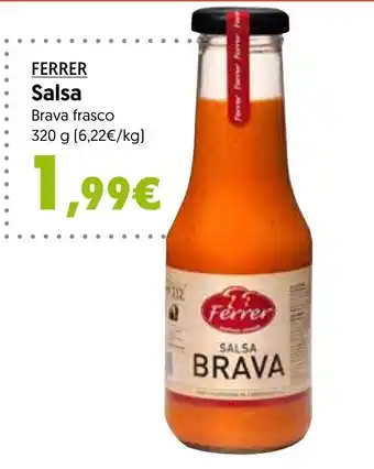 Hiper Usera Ferrer Salsa Brava frasco 320g oferta