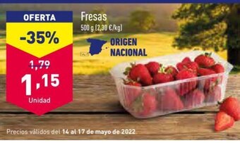 ALDI Fresas 500 g oferta