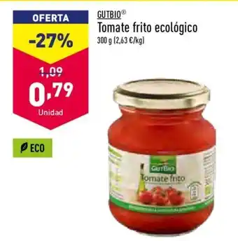 ALDI Gutbio Tomate frito ecologico 300 g oferta