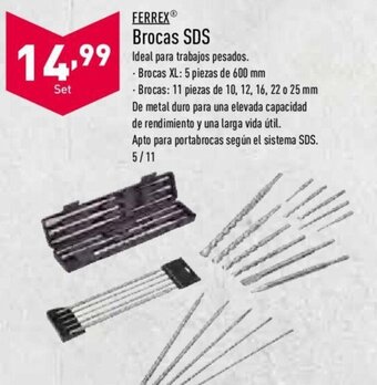 ALDI Ferrex Brocas SDS oferta