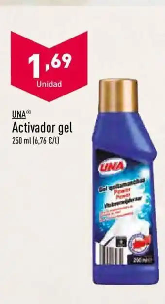 ALDI Una Activador gel 250 ml oferta