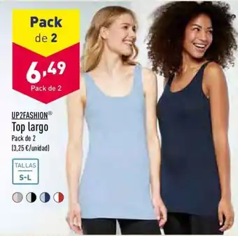 ALDI Up2Fashion Top Largo oferta