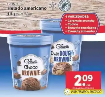 Lidl Gelatelli Helado americano 415g oferta