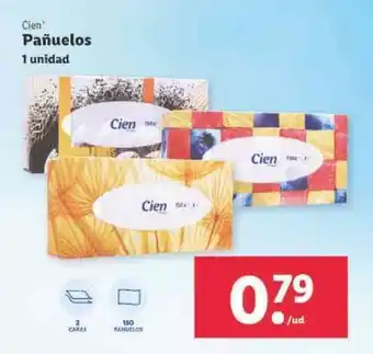 Lidl Cien Pañuelos 1 unidad oferta