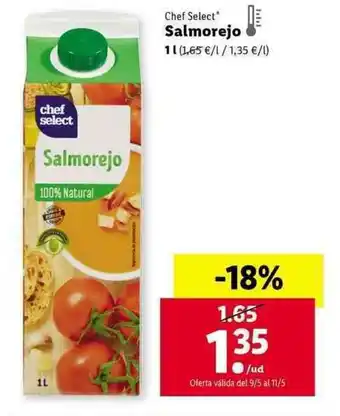 Lidl Chef Select Salmorejo 1L oferta