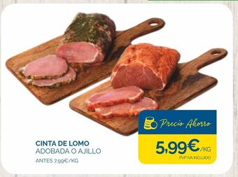 Cash Ecofamilia Cinta De Lomo Adobada O Ajillo oferta
