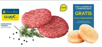 Cash Ecofamilia Hamburguesa Ternera 100% XL 160g oferta