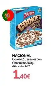 PrimaPrix Nacional Cookies'Z Cereales con Chocolate 300g oferta