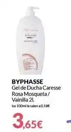 PrimaPrix Byphasse Gel de Ducha Caresse Rosa Mosqueta/Vainilla 2L oferta