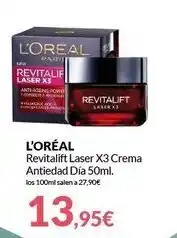 PrimaPrix L'Oréal Revitalift Laser X3 Crema Antiedad Dia 50ml oferta