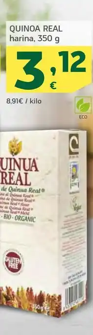 HiperDino Quinoa real harina, 350 g oferta