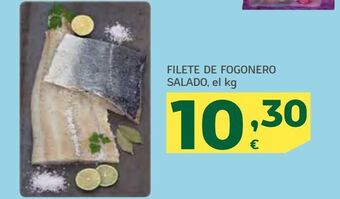 HiperDino Filete de fogonero salado, el kg oferta